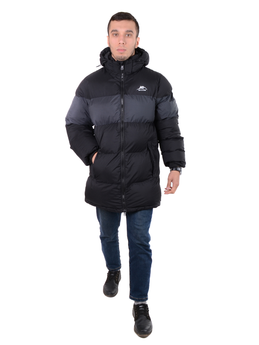 Куртка мужская зимняя 8285, серый-черный купить недорого в интернетмагазине, цена 2499 руб.